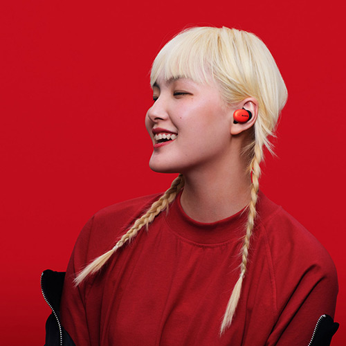 Sony WF-H800 Wireless Headphones Red